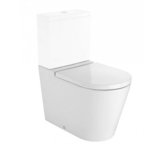 Чаша підлогового унітаза Roca Inspira Round Compacto Rimless (A342529000)