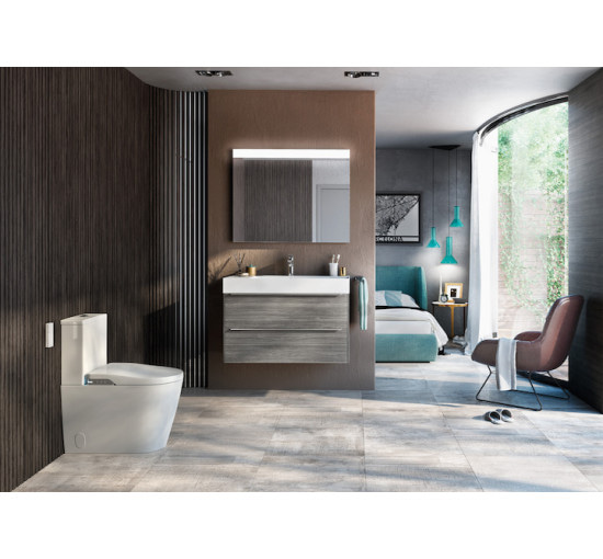 Чаша підлогового унітаза Roca Inspira Round Compacto Rimless (A342529000)