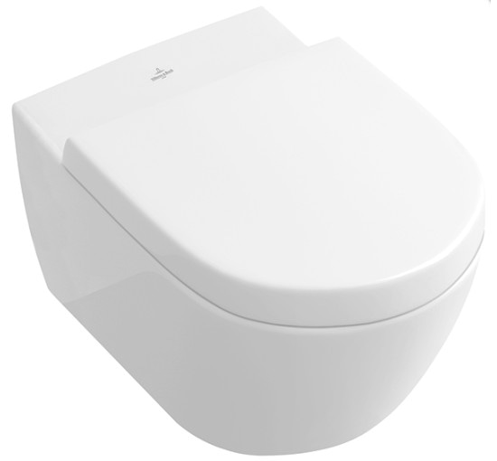 Унитаз подвесной Villeroy & Boch SUBWAY 2.0 с крышкой soft-close (56001001 / 9M68S101)