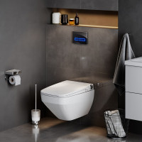 Унитаз подвесной безободковый FlashClean с интегрированным электронным биде TouchReel AM.PM CCC50A1700SC Inspire 2.0