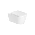 Унитаз подвесной Duravit ME by Starck Rimless 57 см + сиденье 0020090000 (45290900A1)
