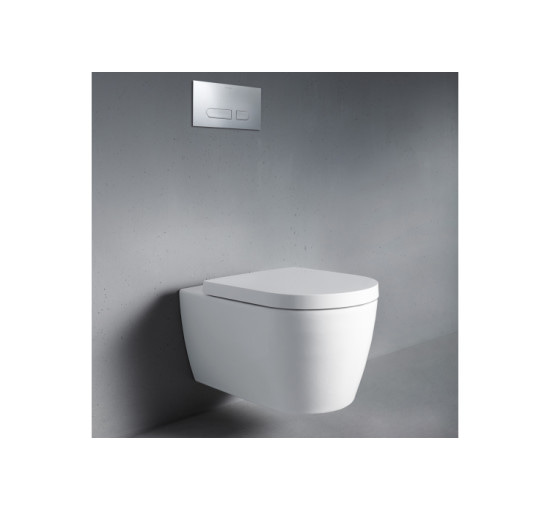 Унитаз подвесной Duravit ME by Starck Rimless 57 см + сиденье 0020090000 (45290900A1)