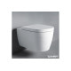 Сидение Duravit ME by Starck на унитаз с функцией SoftClosing, петли хромированные (0020092600) белый/белый матовый