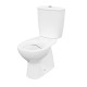 Унитаз-компакт arteco 685 cleanon 021 3/5 л с дюропластовым сиденьем с плавным закрыванием и функцией простого снятия Cersanit