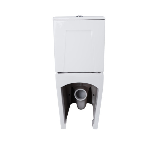 Унитаз-компакт Qtap Nando безободковый с сиденьем Soft-close QT12221222AW