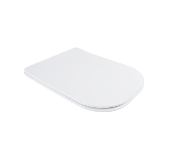 Унитаз-компакт Qtap Nando безободковый с сиденьем Soft-close QT12221222AW