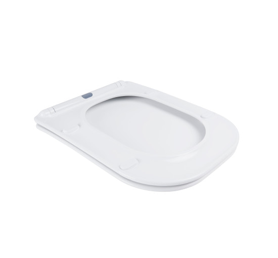 Унитаз-компакт Qtap Nando безободковый с сиденьем Soft-close QT12221222AW