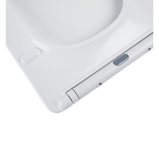 Унитаз-компакт Qtap Nando безободковый с сиденьем Soft-close QT12221222AW