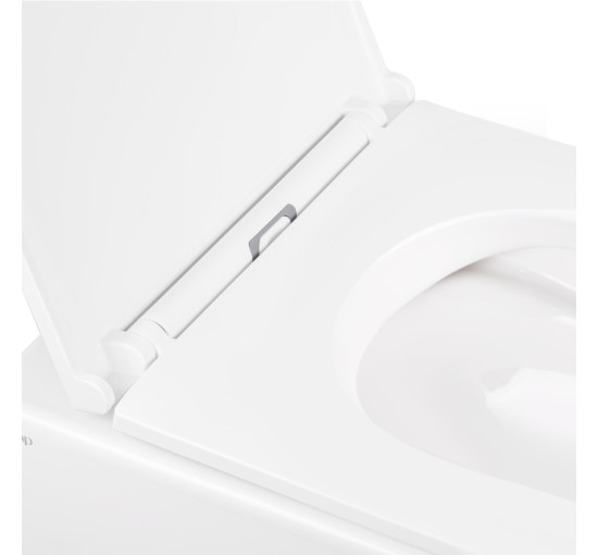Унитаз подвесной Qtap Robin Mew безобидковый с сиденьем Soft-close QT1333046ENRW