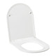 Унитаз подвесной Qtap Robin Mew безобидковый с сиденьем Soft-close QT1333046ENRW