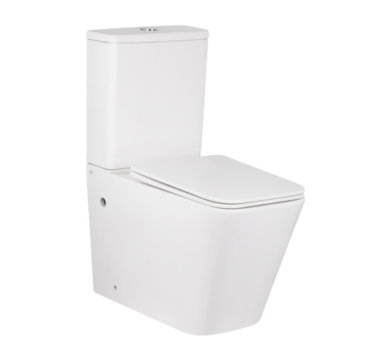 Унитаз-компакт Qtap Tern безободковый с сиденьем Soft-close QT17222093ARW
