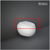 Крышка д / унитаза RAK Ceramics CLOUD Duroplast белая матовая CLOSC3901500