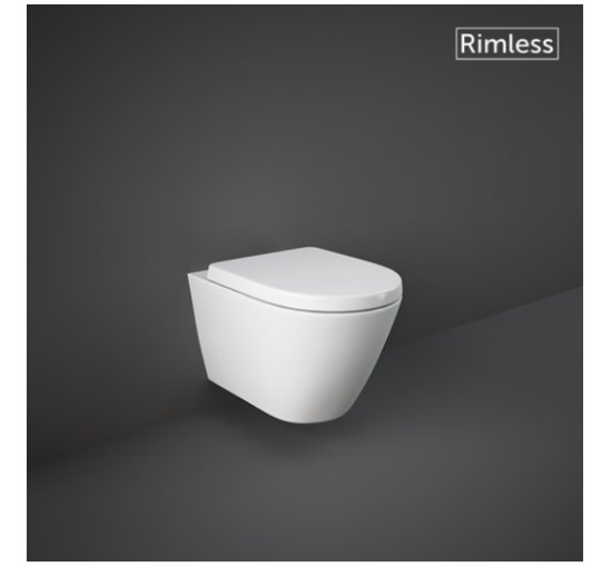 Унитаз подвесной RAK Ceramics RESORT Rimless белый RST23AWHA