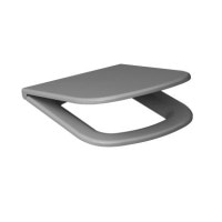 Сидение для унитаза Cersanit Colour дюропласт свободно падающее серое