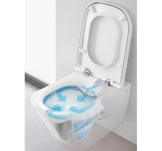 Унітаз підвісний Roca Gap Clean Rim з сидінням Soft-Close (A34H47C000)