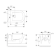 Унітаз підвісний Volle SOLO Rimless без оботковий з сидінням Slim slow-closing (13-55-111Black)