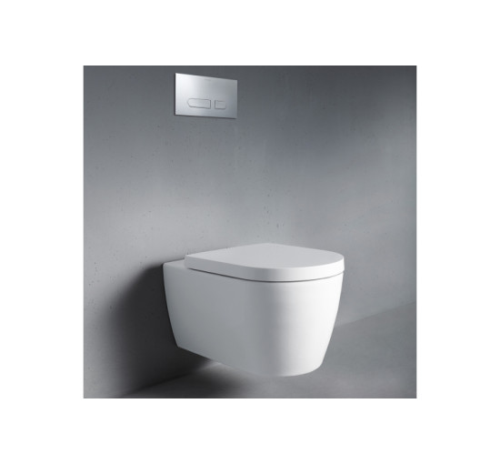 Унітаз підвісний Duravit ME by Starck Rimless 57 см + сидіння 0020090000 (45290900A11) WonderGliss