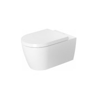 Унитаз подвесной Duravit ME by Starck Rimless 57 см + сиденье 0020090000 (45290900A11) WonderGliss