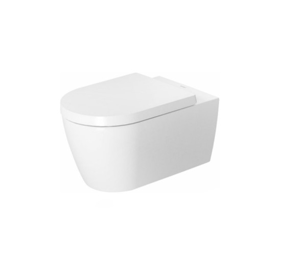 Унитаз подвесной Duravit ME by Starck Rimless 57 см + сиденье 0020090000 (45290900A11) WonderGliss