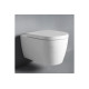 Унитаз подвесной Duravit ME by Starck Rimless 57 см + сиденье 0020090000 (45290900A11) WonderGliss