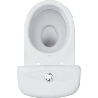 Унитаз-компакт merida 772 011 3/6 л с полипропиленовым сиденьем с металлическими креплениями Cersanit