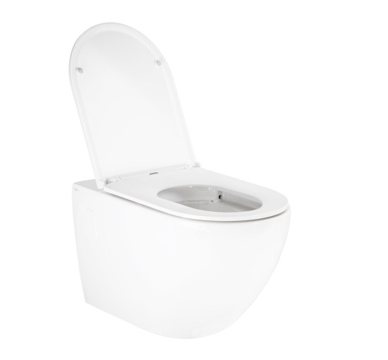 Унитаз подвесной Qtap Robin безободковый с сиденьем Soft-close QT13332141ERW
