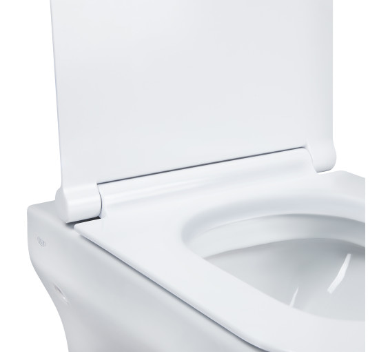 Унітаз підвісний Qtap Cardinal з сідінням Soft-close QT0433C660HW