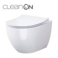 Сет b246 подвесной унитаз zen cleanon с дюропластовым сиденьем slim с плавным закрыванием и функцией простого снятия Cersanit