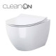 Сет b246 подвесной унитаз zen cleanon с дюропластовым сиденьем slim с плавным закрыванием и функцией простого снятия Cersanit