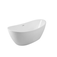 Ванна Besco Ayla 170 170x80 с переливом хром.