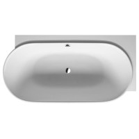 Ванна пристенная Duravit LUV 180x95 см правосторонняя с ножками и панелью, DuraSolid® (700432000000000)