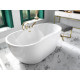 Ванна Besco Navia 160 160x80 з сифоном і переливом хром