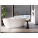 Ванна Besco Navia 160 160x80 з сифоном і переливом хром