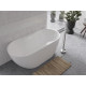 Ванна Besco Navia 160 160x80 з сифоном і переливом хром