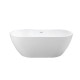 Ванна Besco Navia 160 160x80 з сифоном і переливом хром