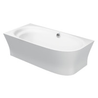 Ванна пристінна Duravit CAPE COD 190x90 см лівостороння з ніжками та панеллю DuraSolid® (700362000000000)