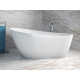 Ванна Besco Melody 150 150x80 з сифоном і переливом хром