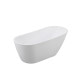 Ванна Besco Melody 150 150x80 з сифоном і переливом хром