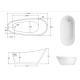 Ванна Besco Melody 150 150x80 з сифоном і переливом хром