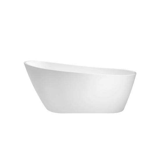 Ванна Besco Melody 170 170x80 з сифоном і переливом хром