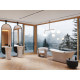 Ванна Besco Amber 170 170x80 с переливом хром.