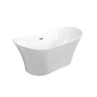 Ванна Besco Amber 170 170x80 с переливом хром.