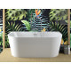 Ванна Besco Vica 150 150x80 з сифоном і переливом хром
