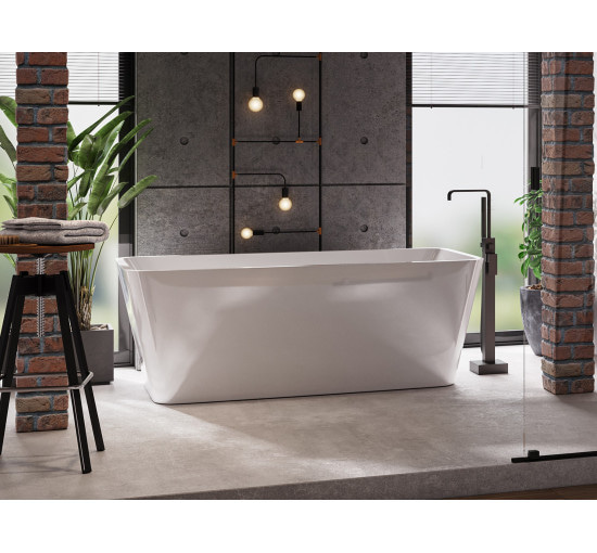 Ванна Besco Evita 160 160x80 з переливом хром