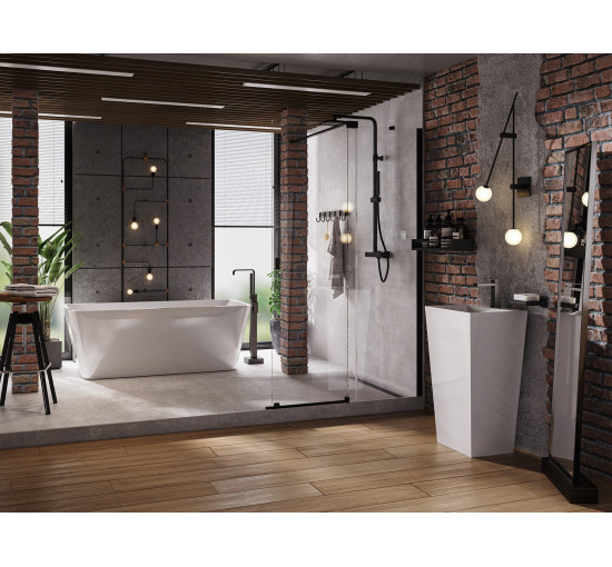 Ванна Besco Evita 160 160x80 з переливом хром