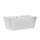Ванна Besco Evita 160 160x80 з переливом хром