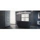 Ванная отдельностоящая Besco Goya Black 160 160x70 без перелива