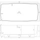 Ванна окремостояча литий камінь Volle Solid surface 1680x800x530 з переливом і донним клапаном (12-40-034)