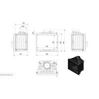 Камінна топка Kratki ERYK 12 DECO (12,0 кВт)