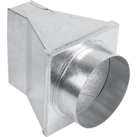 Переходник канал-труба Ø 100 Kratki